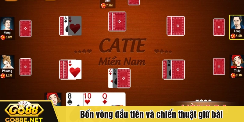 Bốn vòng đầu tiên và chiến thuật giữ bài Catte