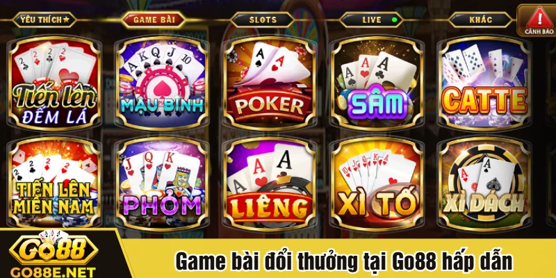 Game bài đổi thưởng tại Go88 hấp dẫn
