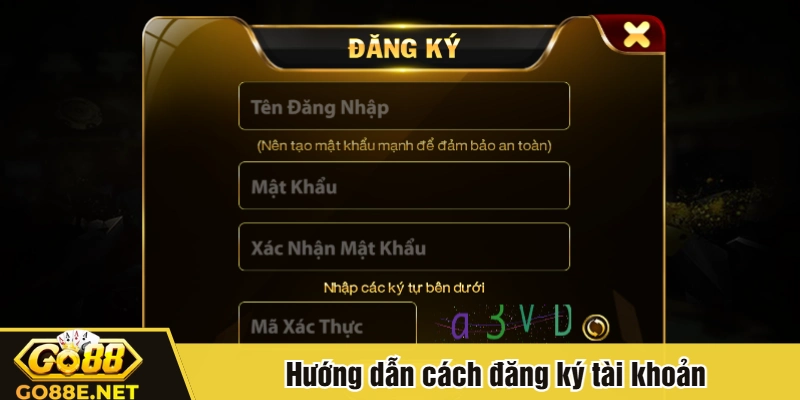 Hướng dẫn cách đăng ký tài khoản