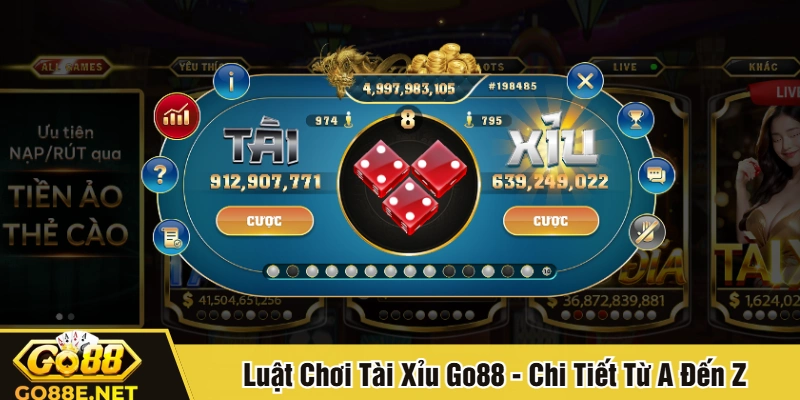 luật chơi tài xỉu