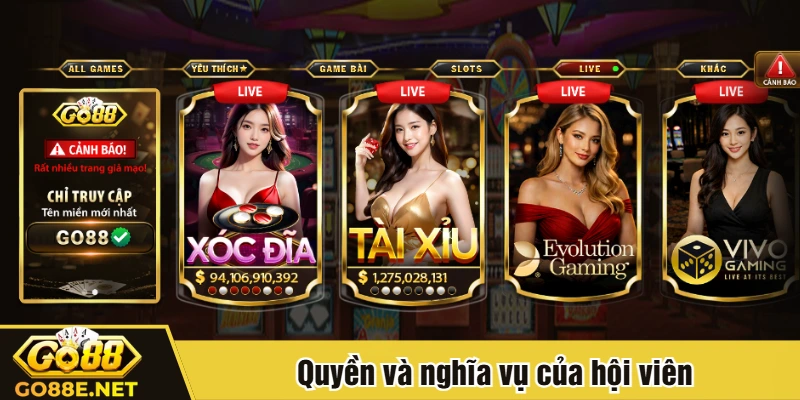 Quyền và nghĩa vụ của hội viên