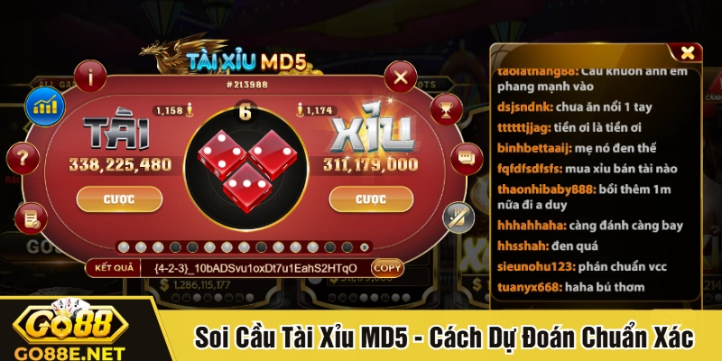 Soi cầu tài xỉu MD5