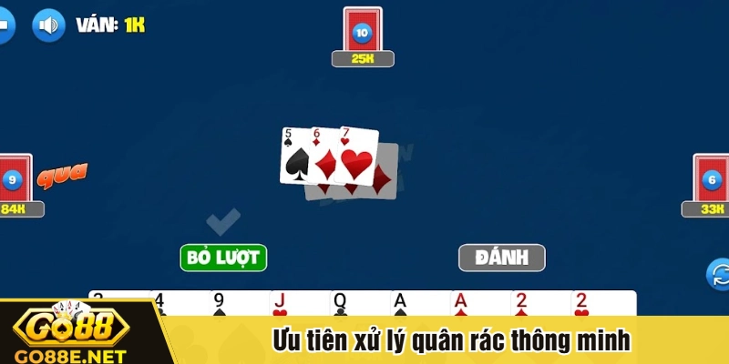 Ưu tiên xử lý quân rác thông minh