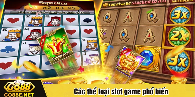 Các thể loại slot game phổ biến