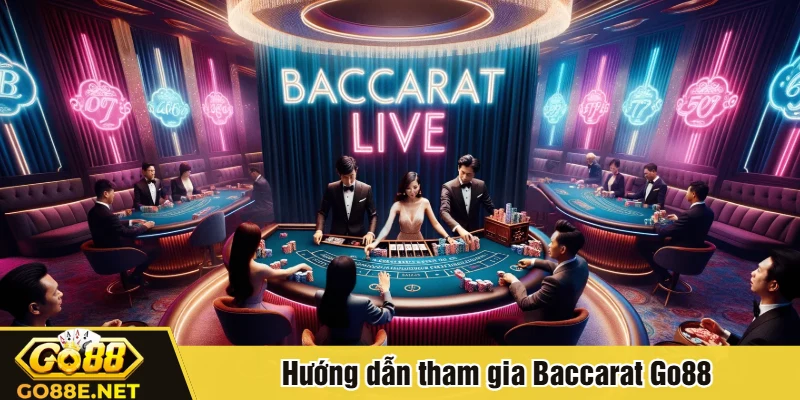 Hướng dẫn tham gia Baccarat Go88