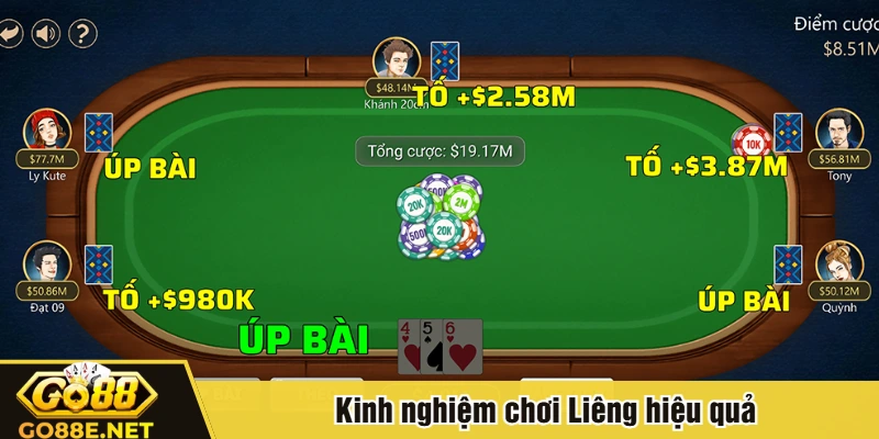 Kinh nghiệm chơi Liêng hiệu quả