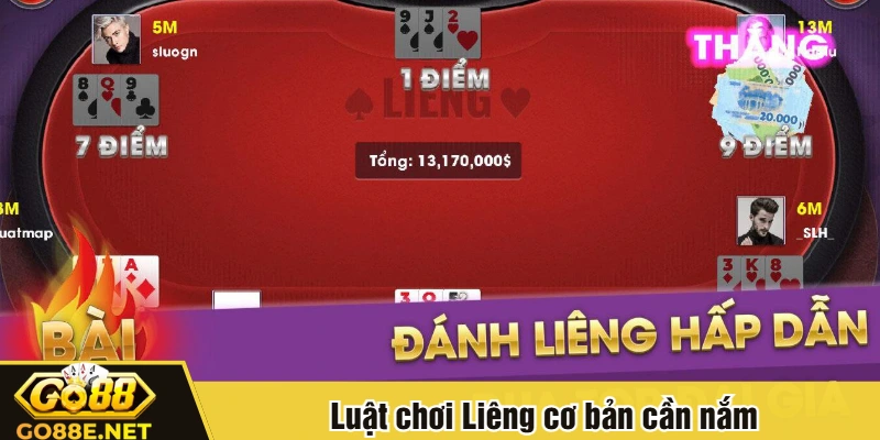 Luật chơi Liêng cơ bản cần nắm