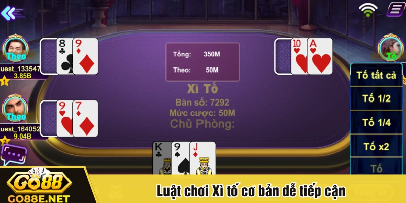 Luật chơi Xì tố cơ bản dễ tiếp cận